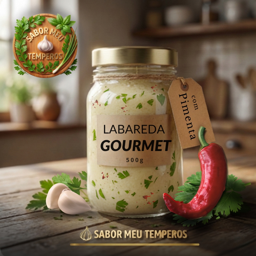 Pote de vidro com Labareda Gourmet com Pimenta 500g